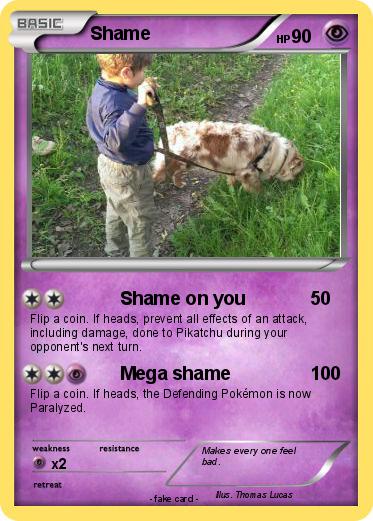 Pokemon Shame