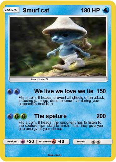 Pokemon Smurf cat