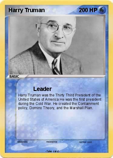 Pokemon Harry Truman