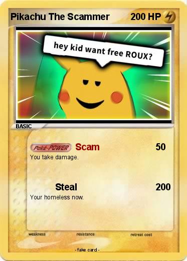 Pokemon Pikachu The Scammer
