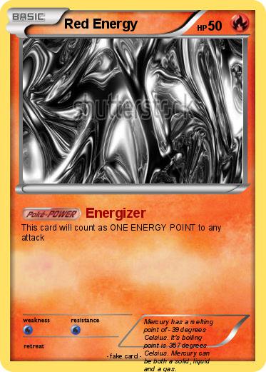 Pokemon Red Energy