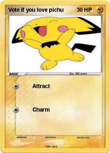 Pokemon Vote if you love pichu