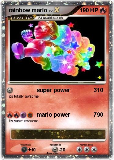 Pokemon rainbow mario
