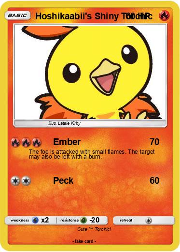 Pokemon Hoshikaabii's Shiny Torchic