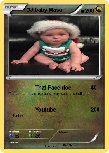 Pokemon DJ baby Mason