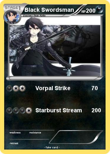 Pokemon Black Swordsman