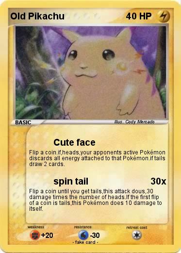 Pokemon Old Pikachu
