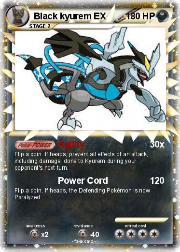 Pokemon Black kyurem EX