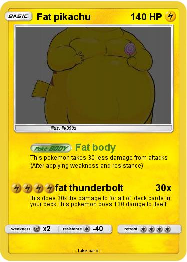 Pokemon Fat pikachu
