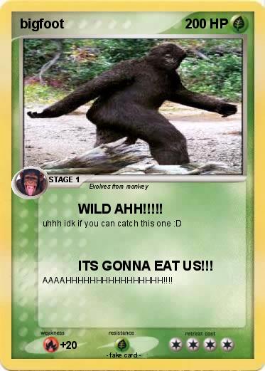 Pokemon bigfoot