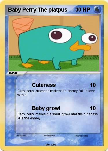 Pokemon Baby Perry The platpus