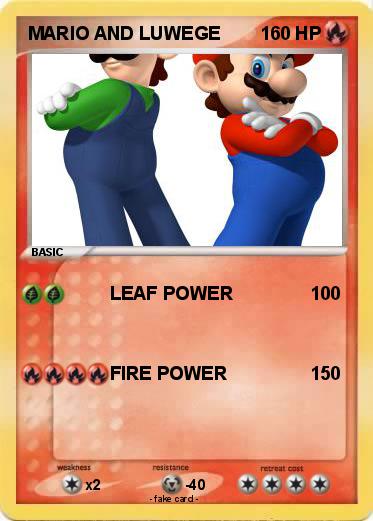 Pokemon MARIO AND LUWEGE
