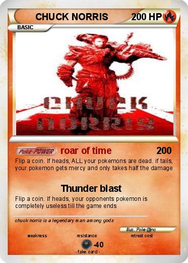 Pokemon CHUCK NORRIS