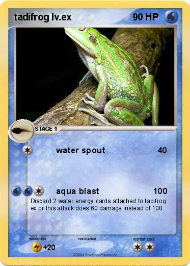 Pokemon tadifrog lv.ex