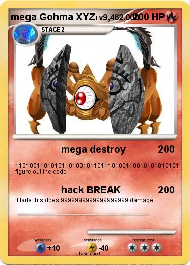 Pokemon mega Gohma XYZ