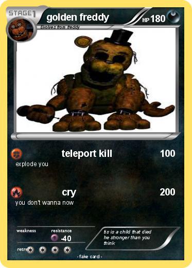 Pokemon golden freddy