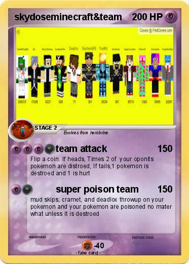 Pokemon skydoseminecraft&team