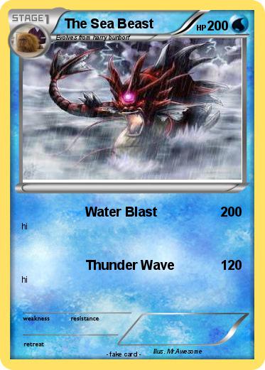 Pokemon The Sea Beast