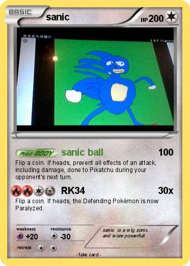 Pokemon sanic