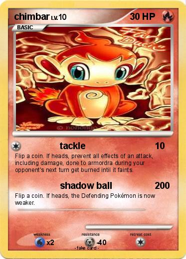 Pokemon chimbar