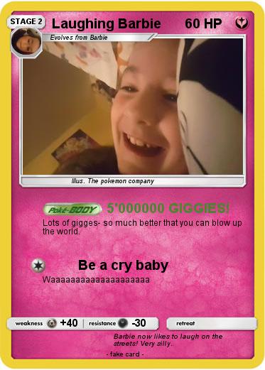 Pokemon Laughing Barbie