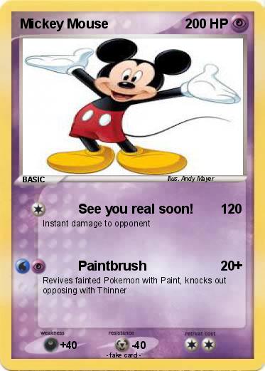 Pokemon Mickey Mouse