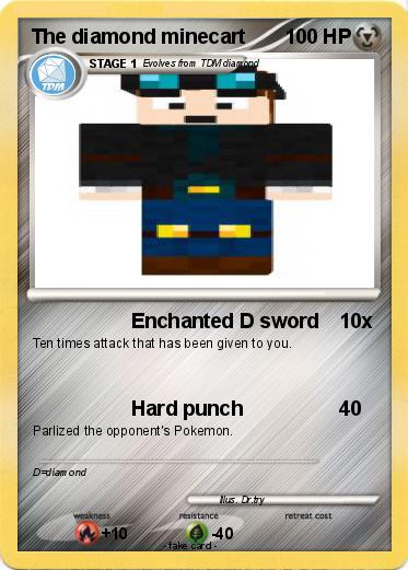 Pokemon The diamond minecart