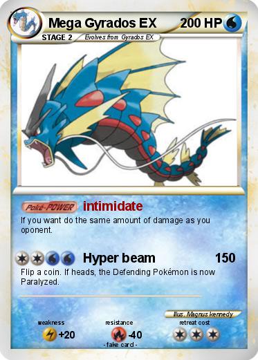 Pokemon Mega Gyrados EX