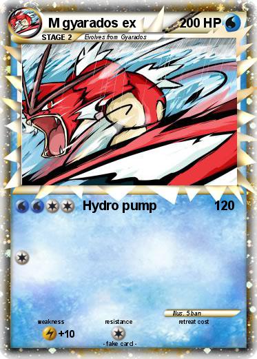 Pokemon M gyarados ex