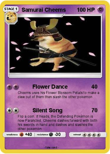 Pokemon Samurai Cheems