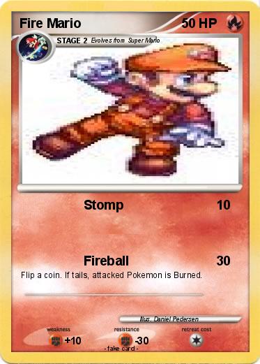 Pokemon Fire Mario