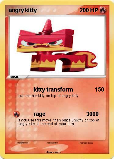Pokemon angry kitty