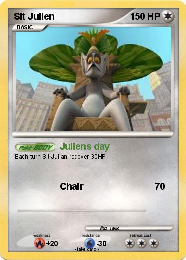 Pokemon Sit Julien