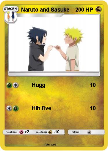 Pokemon Naruto and Sasuke