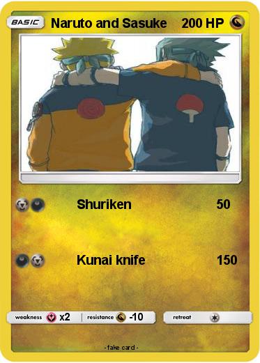 Pokemon Naruto and Sasuke