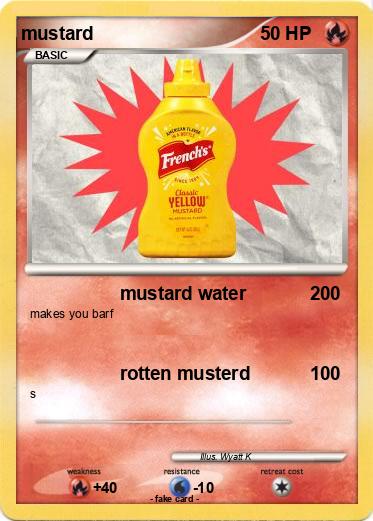 Pokemon mustard