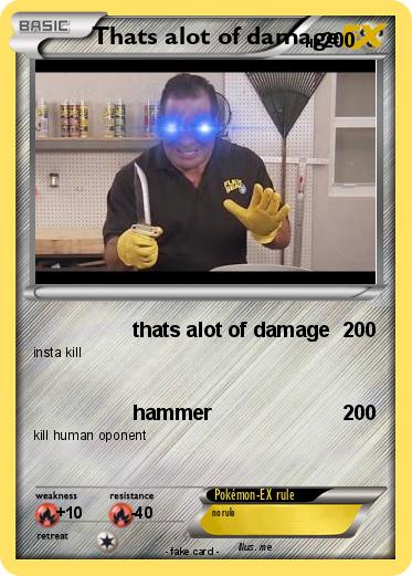 Pokemon Thats alot of damage