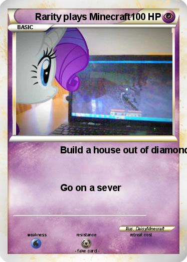 Pokemon Rarity plays Minecraft
