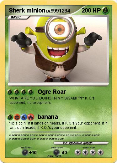 Pokemon Sherk minion