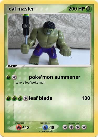Pokemon leaf master