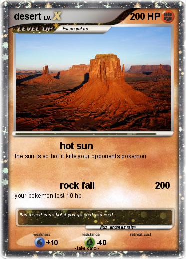 Pokemon desert