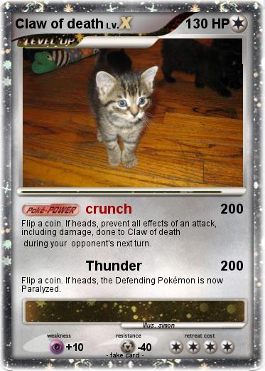 Pokemon Claw of death