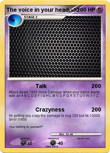 Pokemon The voice in your head