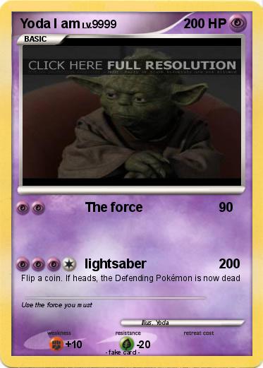 Pokemon Yoda I am
