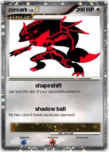 Pokemon zoroark