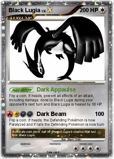 Pokemon Black Lugia