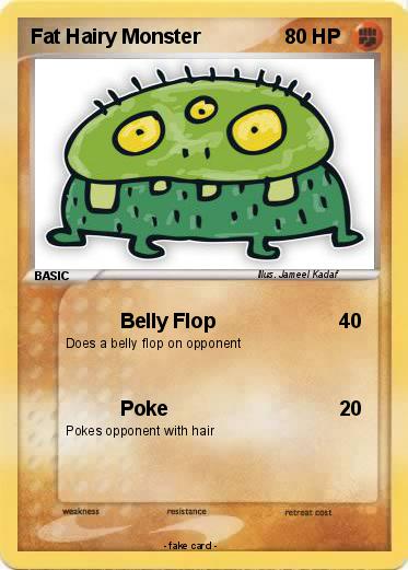 Pokemon Fat Hairy Monster