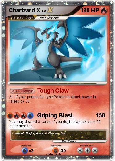 Pokemon Charizard X