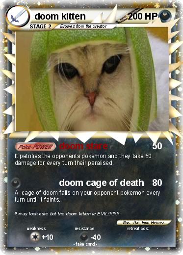 Pokemon doom kitten