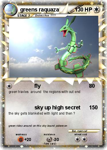 Pokemon greens raquaza